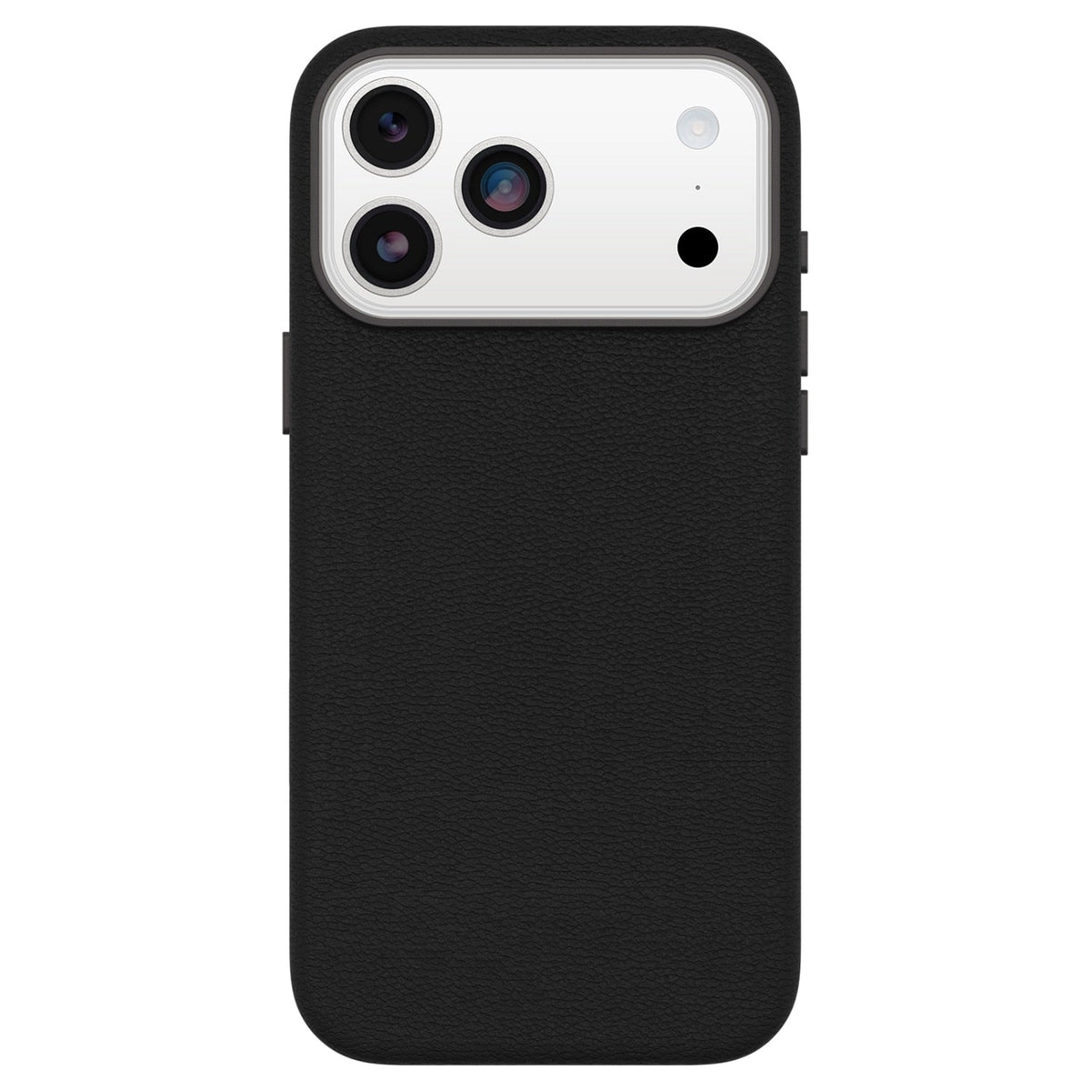 OtterBox Symmetry Cactus Leather MagSafe Case w/Camera Control Noir Ash (Black) for iPhone 18 Pro Max/17 Pro Max