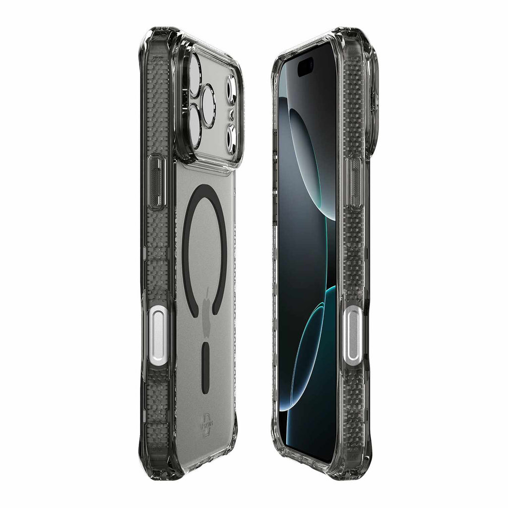ITSKINS Hybrid_R Vapor MagSafe Case Smoke for iPhone 17 Pro Max - GekkoTech