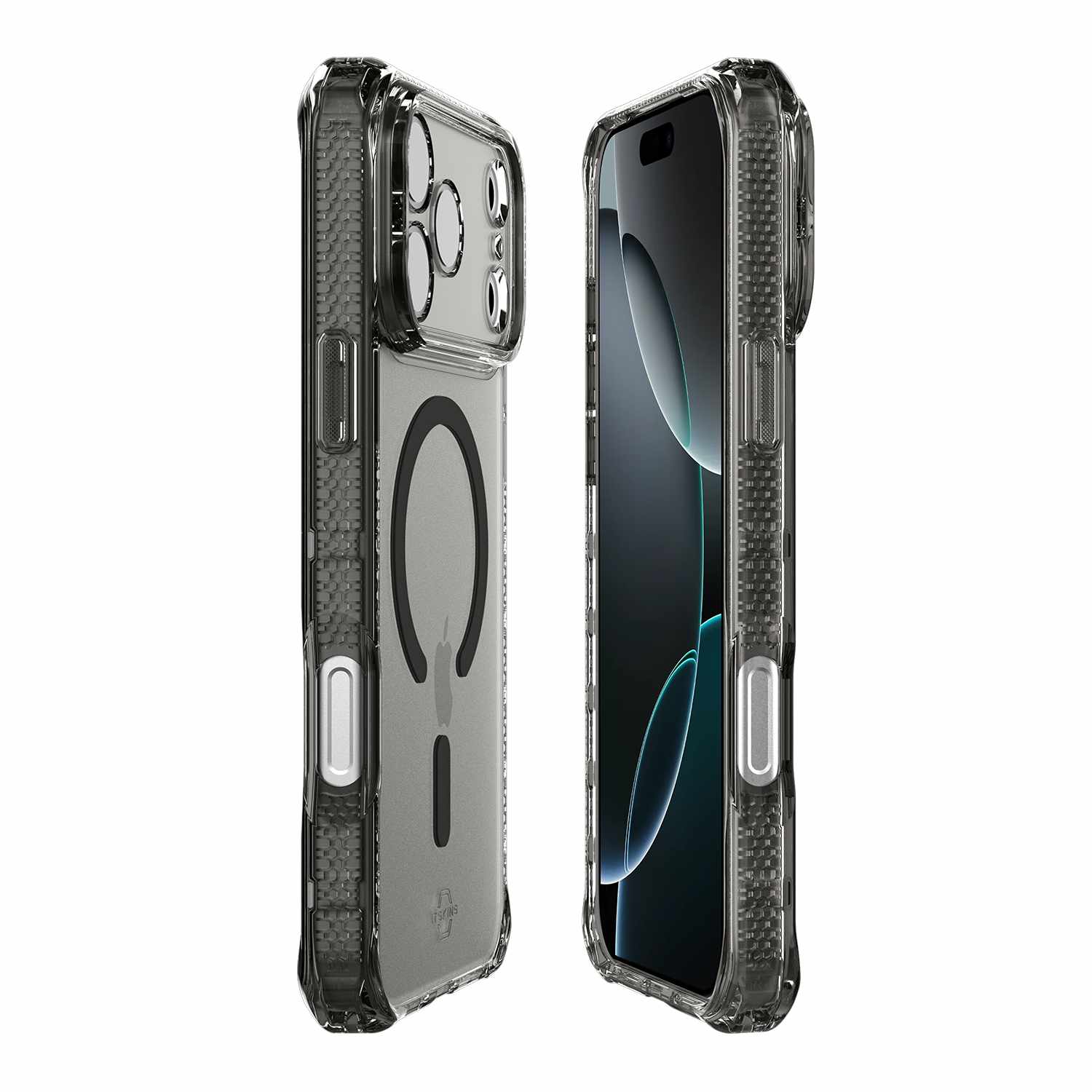 ITSKINS Hybrid_R Vapor MagSafe Case Smoke for iPhone 17 Pro Max - GekkoTech