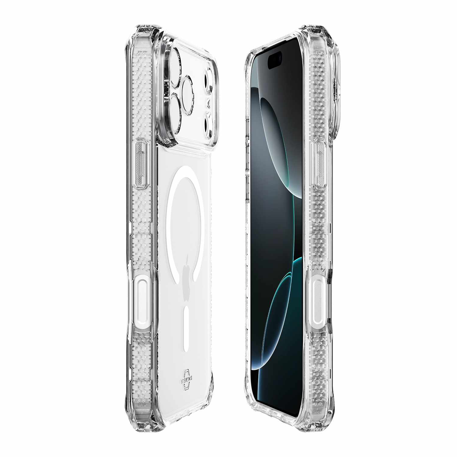 ITSKINS Hybrid_R MagSafe Case Clear for iPhone 17 Pro - GekkoTech