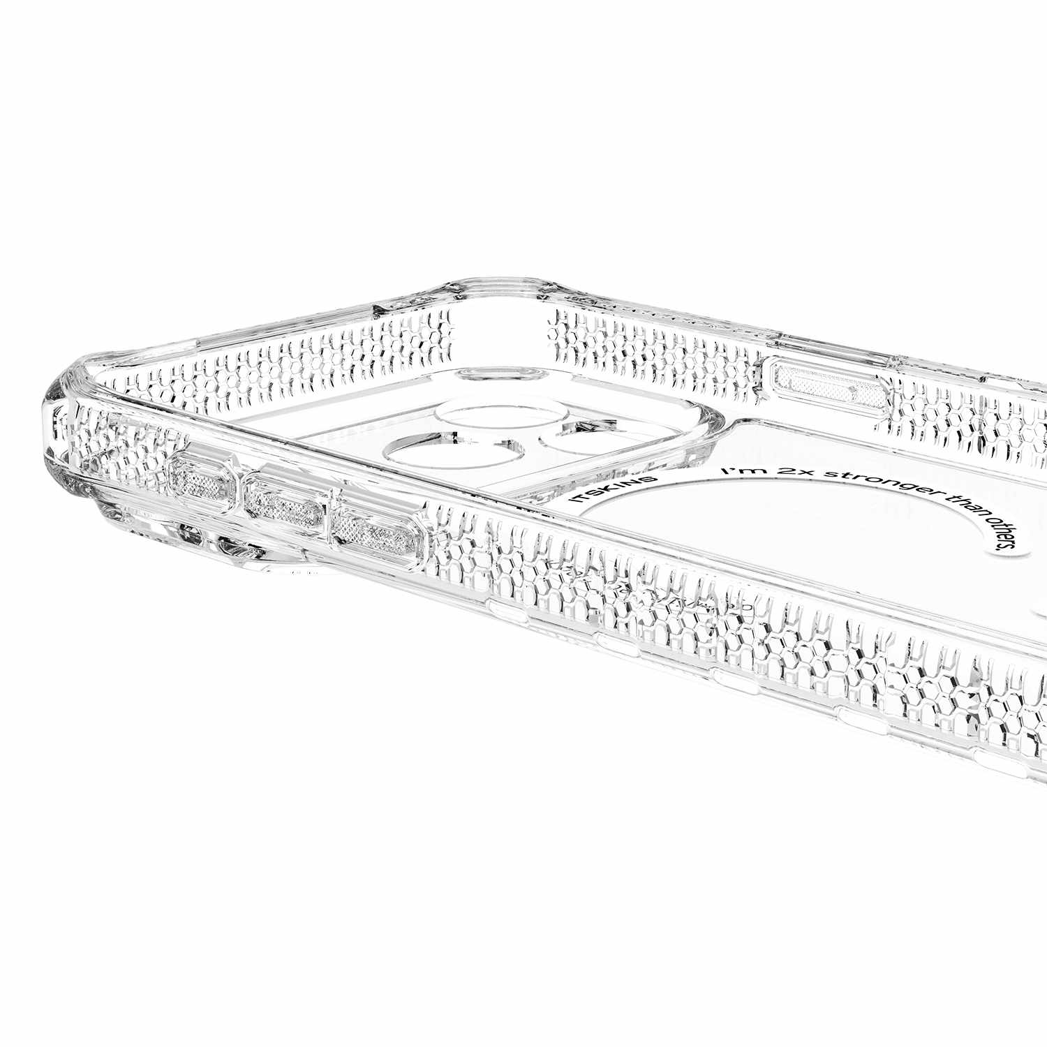 ITSKINS Hybrid_R MagSafe Case Clear for iPhone 17 Pro - GekkoTech