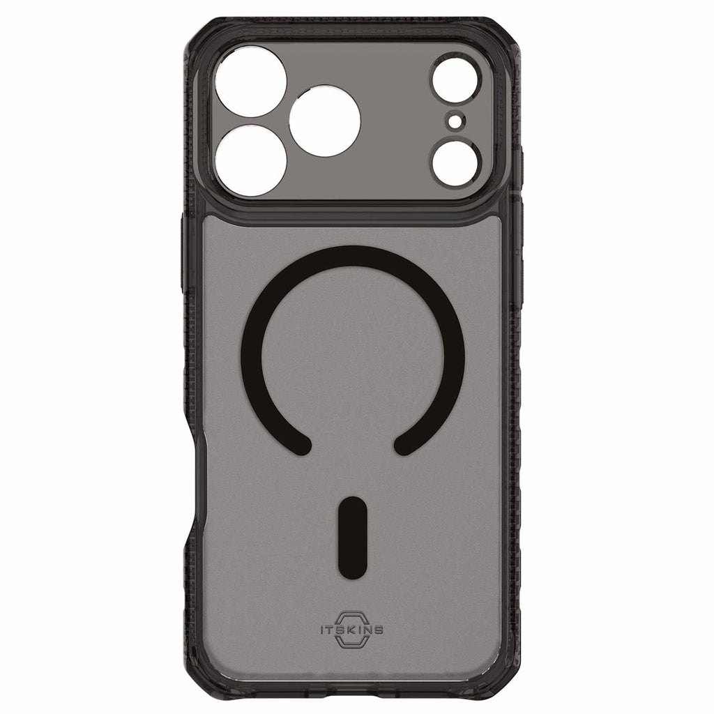 ITSKINS Hybrid_R Vapor MagSafe Case Smoke for iPhone 17 Pro - GekkoTech