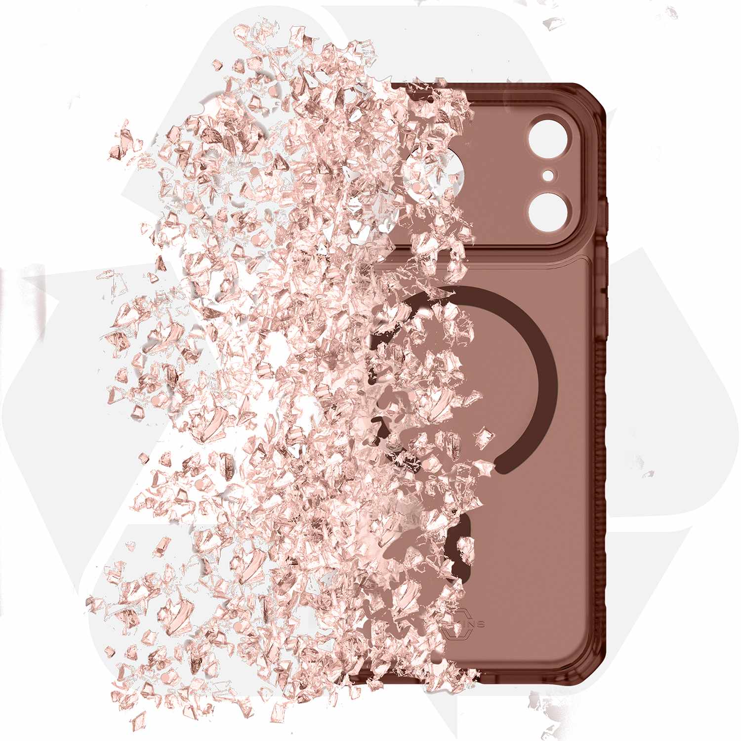 ITSKINS Hybrid_R Frost MagSafe Case Mocha for iPhone 17 Pro Max