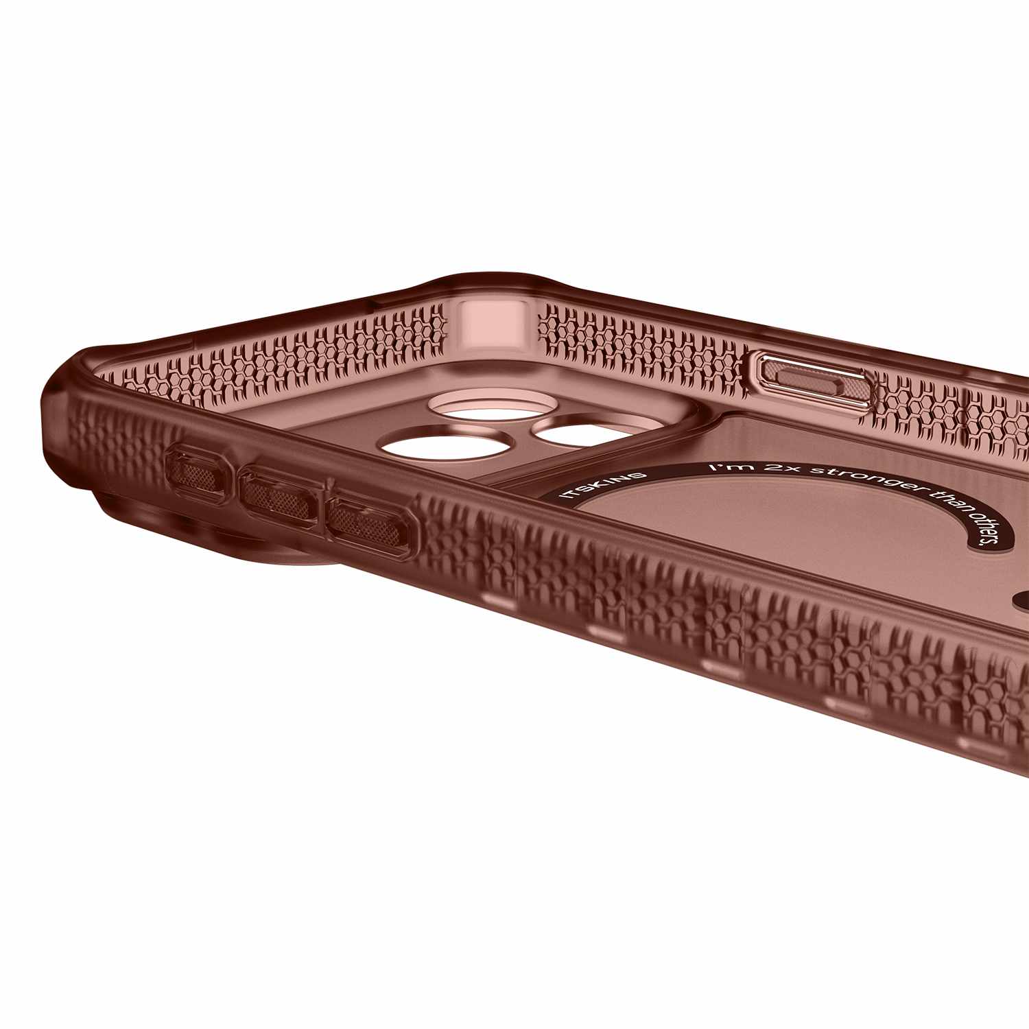 ITSKINS Hybrid_R Frost MagSafe Case Mocha for iPhone 17 Pro
