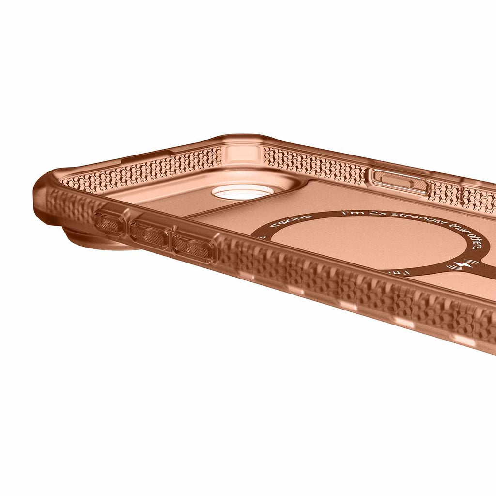 ITSKINS Hybrid_R Frost MagSafe Case Mocha for iPhone Air - GekkoTech