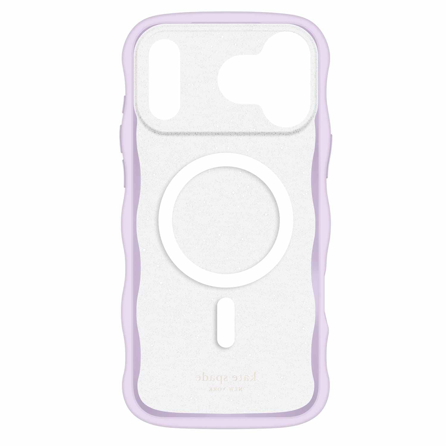 Kate Spade Wavy MagSafe Case Opal Glitter for iPhone 17 Pro Max