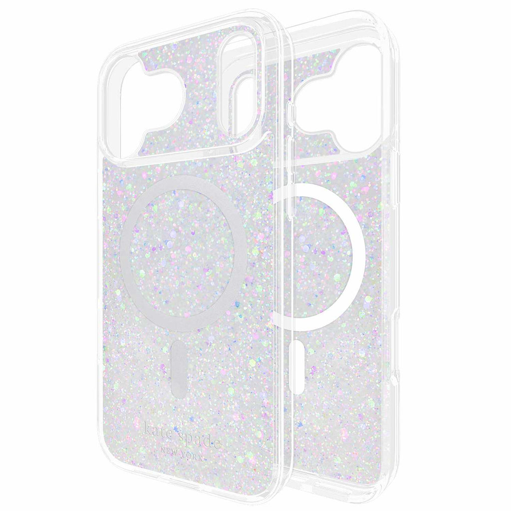 Kate Spade Protective MagSafe Case Chunky Glitter Iridescent for iPhone 17 Pro Max - GekkoTech