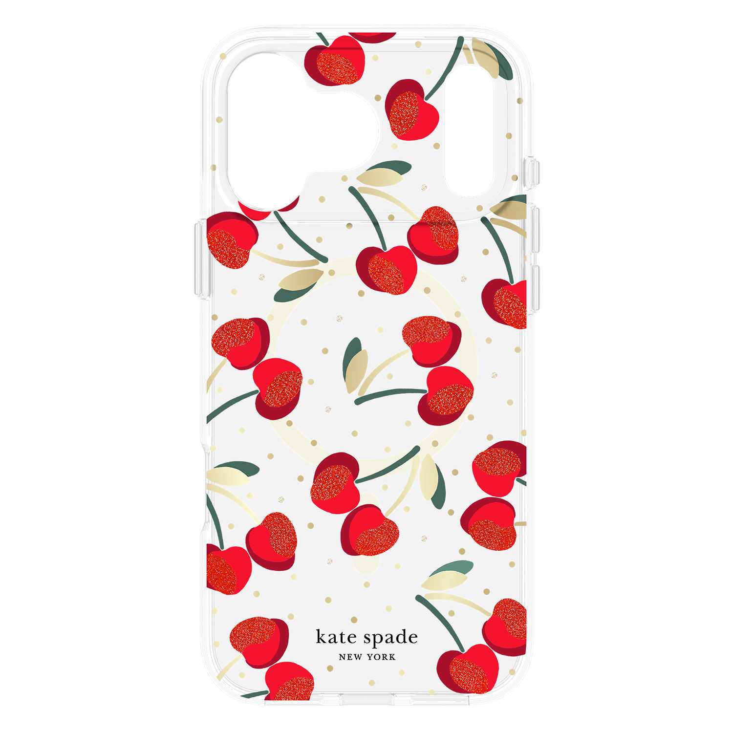 Kate Spade Protective MagSafe Case Cherry Dot for iPhone 17 Pro Max