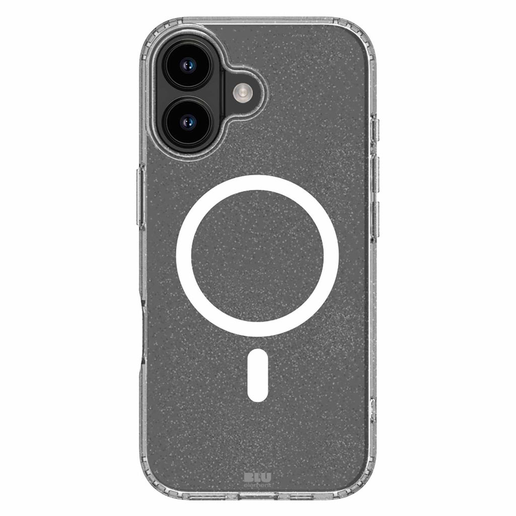 Blu Element DropZone Rugged MagSafe Case Clear Glitter for iPhone 17