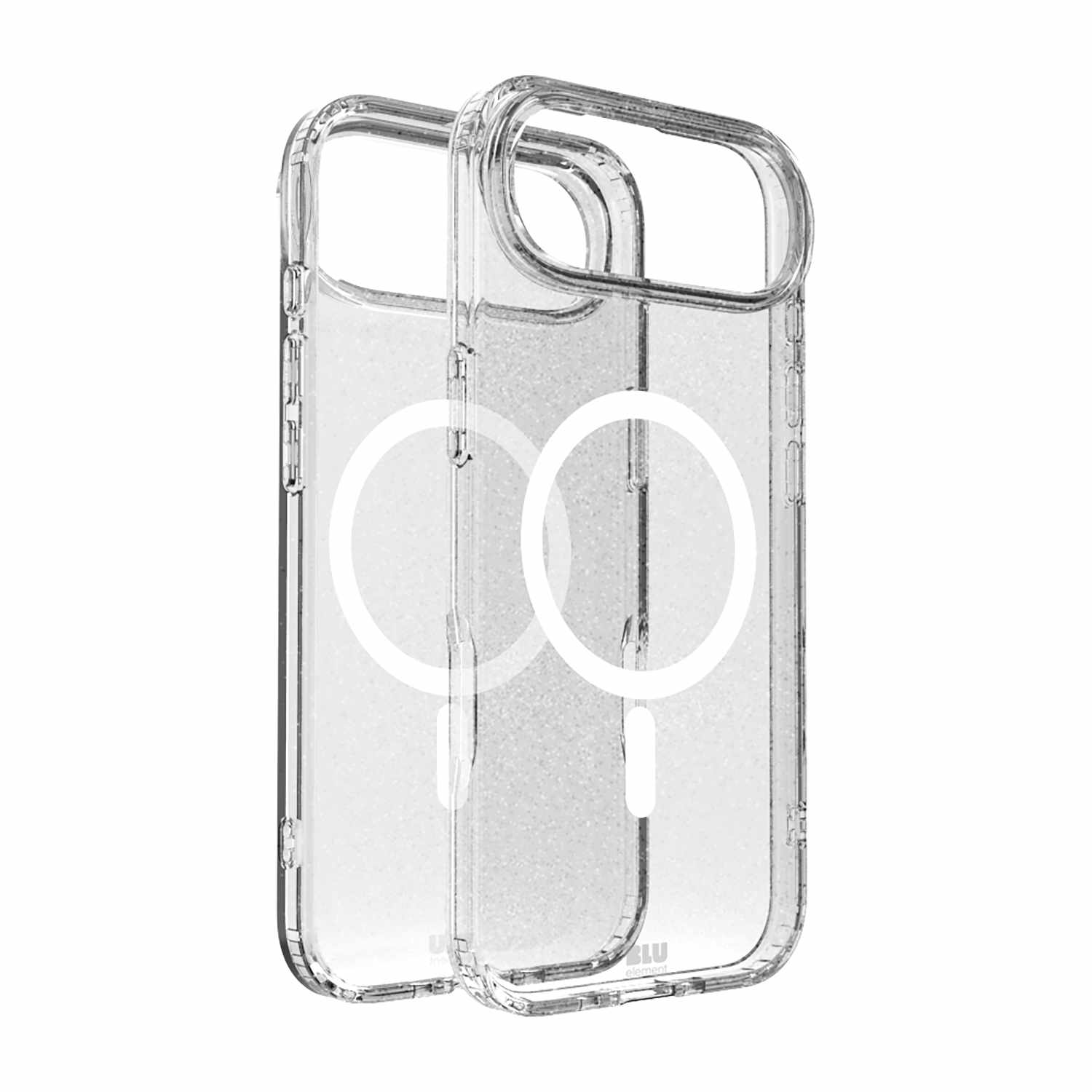 Blu Element DropZone Rugged MagSafe Case Clear Glitter for iPhone Air
