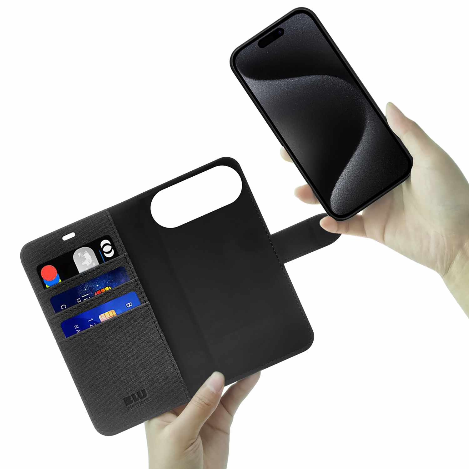 Blu Element Folio 2-in-1 Case Black for iPhone Air