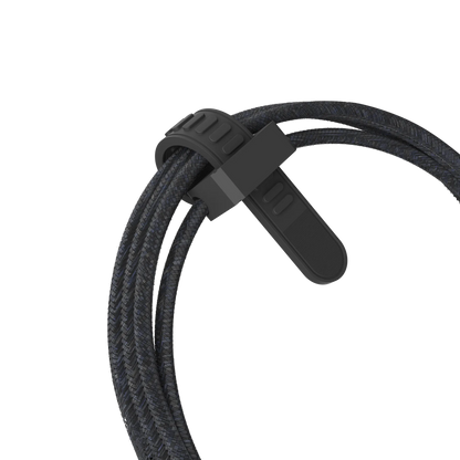 Rugged Kevlar Core USB-C to USB-C Charge/Sync Cable 5ft Black/Orange - GekkoTech