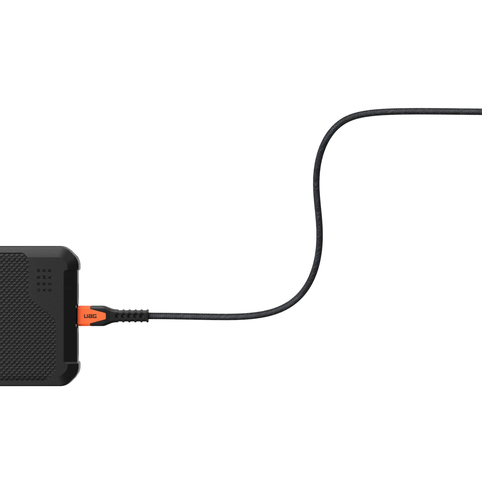 Rugged Kevlar Core USB-C to USB-C Charge/Sync Cable 5ft Black/Orange - GekkoTech